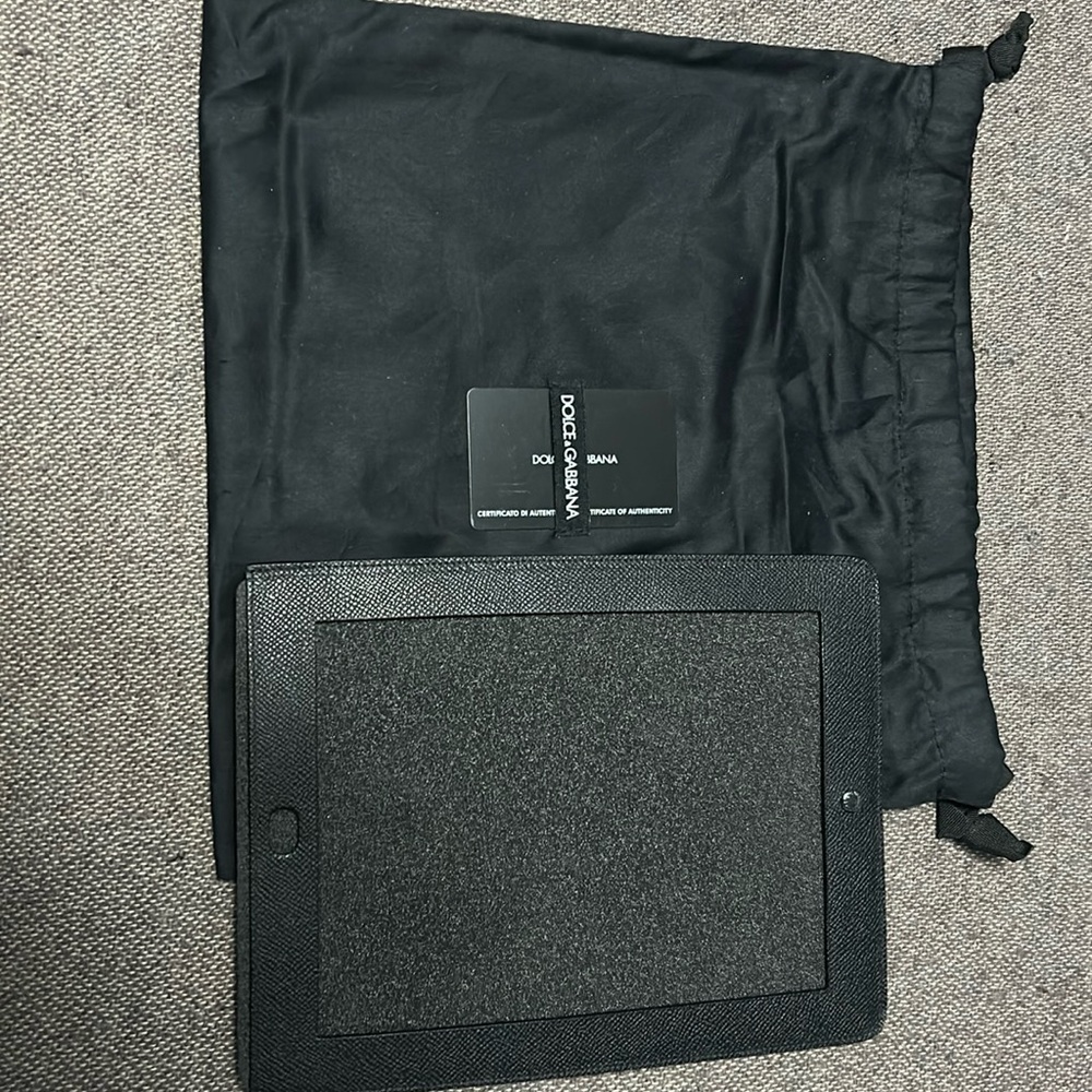 Dolce & Gabbana tablet sleeve and bag. Very rare piece. Excellent condition.